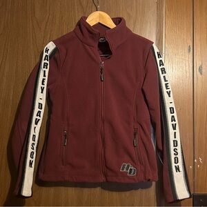 Harley-Davidson Women's Maroon Fleece Jacket